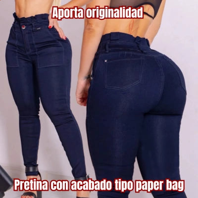 Jean Skinny Flex Azul Auténtico