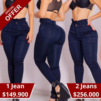 Jean Skinny Flex Azul Auténtico