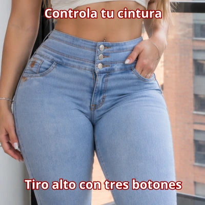 Jean Skinny "Cielo Infinito" 3 Botones