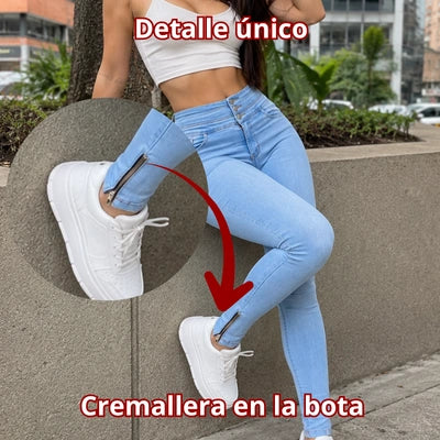 Jean Skinny "Cielo Infinito" 3 Botones