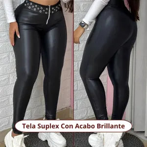Leggins Dominance Efecto Cuero