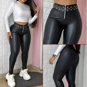 Leggins Dominance Efecto Cuero