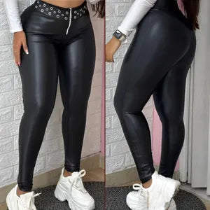 Leggins Dominance Efecto Cuero