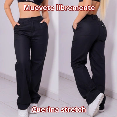Pantalón Mila — Mom Flat Cuerina