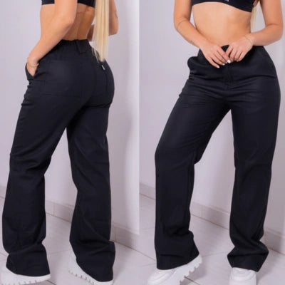 Pantalón Mila — Mom Flat Cuerina