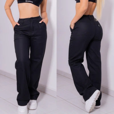 Pantalón Mila — Mom Flat Cuerina