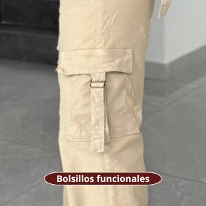 Mom Cargo Beige