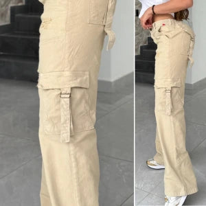 Mom Cargo Beige