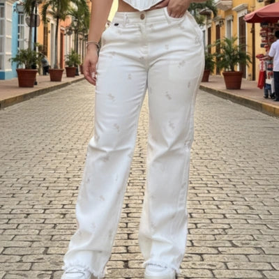 Mom Flat “Hueso Flor Sutil”