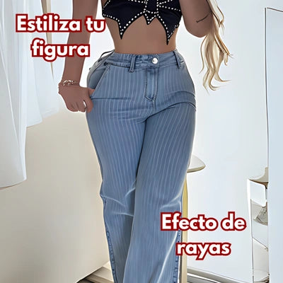Mom Fit Rayado