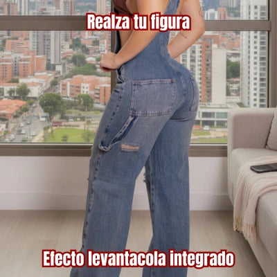 Overol Denim Silueta Libre