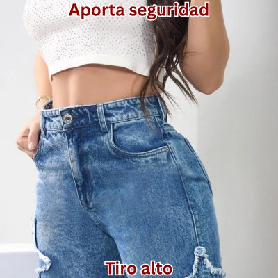 Palazzo Denim Estrella Libre