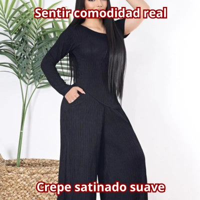 Conjunto Mompós — Palazzo & Blusa Satinada