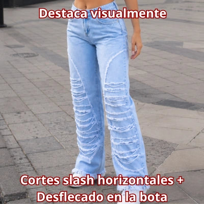 Sin Límites — Jean Wide Leg Slash Extremo