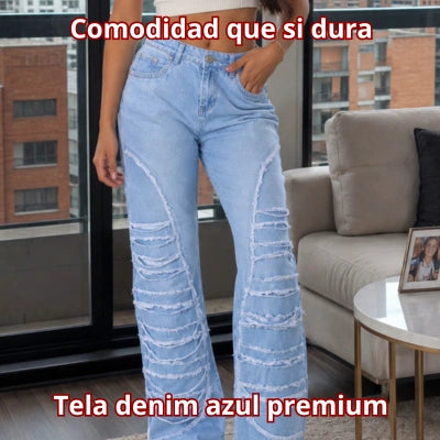 Sin Límites — Jean Wide Leg Slash Extremo