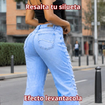 Sin Límites — Jean Wide Leg Slash Extremo
