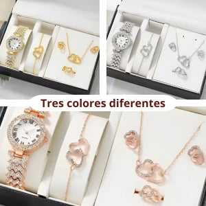 Encanto Eterno – Set Brillante de Corazones