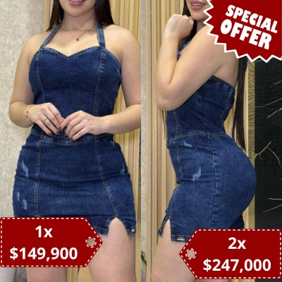 Vestido Halter Corset