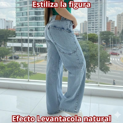 Andar Libre — Jean Wide Leg Bota Recta