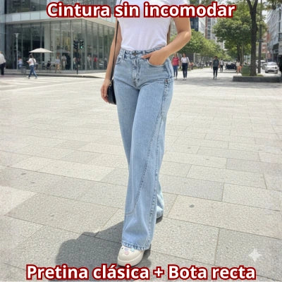 Andar Libre — Jean Wide Leg Bota Recta