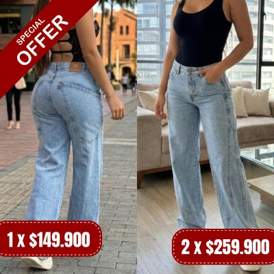 Andar Libre — Jean Wide Leg Bota Recta
