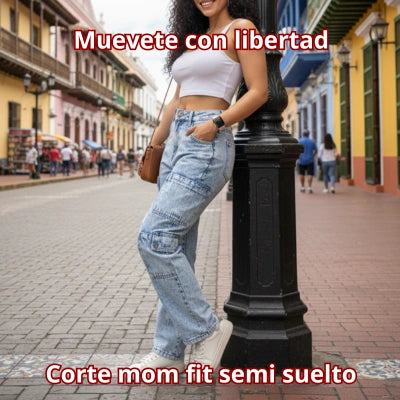 Jean Cargo Nube Libre