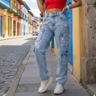 Jean Cargo Nube Libre