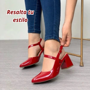 Tacones Elefante Charol