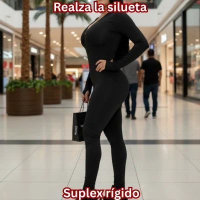 Enterizo Negro “Cierre Seguro”