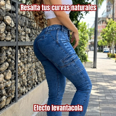 Jean Skinny Realce Urbano