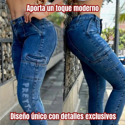 Jean Skinny Realce Urbano