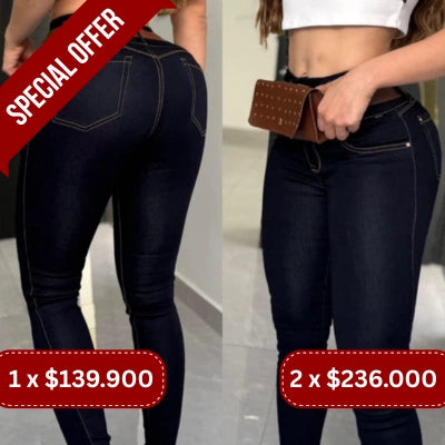 Jeans Strech + Riñonera Rebel Chic