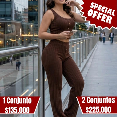 Conjunto Dúo Luna Acanalado