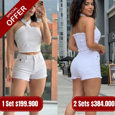 Set Aura Diamante Blanco