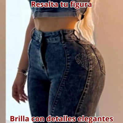 Set Denim Brillo Serena (top + jean)