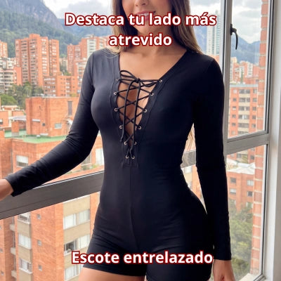 Enterizo Corto "Audacia Entrelazada"