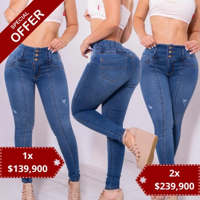 Denim Reina Skinny — El Jean Que Habla Por Ti