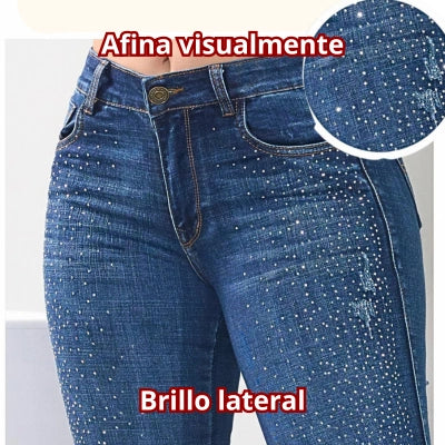 Skinny Spark Azul – Brillo que Estiliza