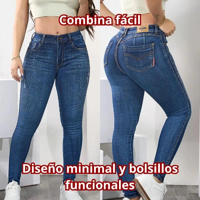 Skinny Spark Azul – Brillo que Estiliza