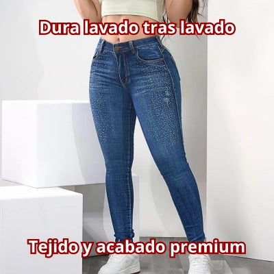 Skinny Spark Azul – Brillo que Estiliza