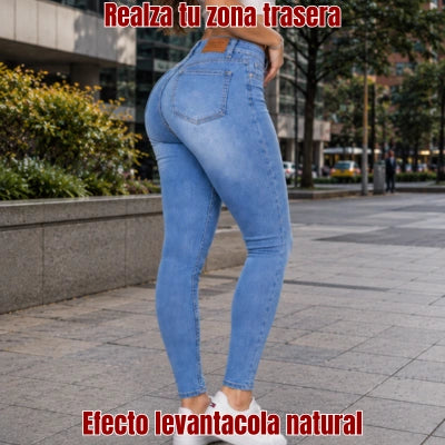 Jean Skinny "Realce Vital" Azul Vintage Yarena