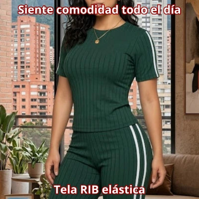 Confort con Presencia — Conjunto Rib Línea Deportiva
