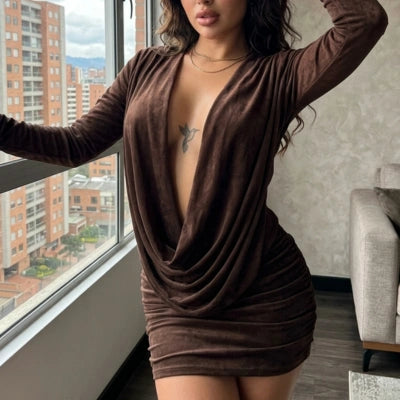 Vestido Antonella Escote Cascada