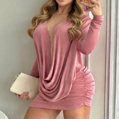Vestido Antonella Escote Cascada