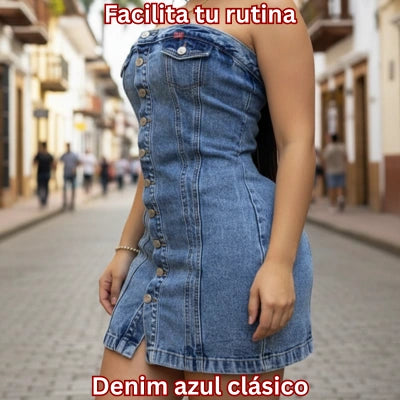 Vestido Jean Abrazo Seguro