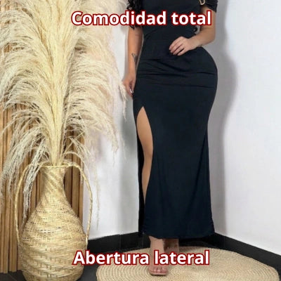 Vestido Largo Maribel — Elegancia que Abraza