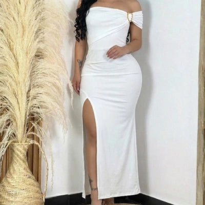 Vestido Largo Maribel — Elegancia que Abraza