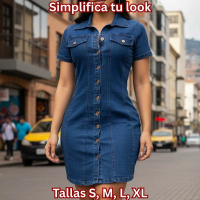 Vestido Denim “Sofi Sin Complicarte”