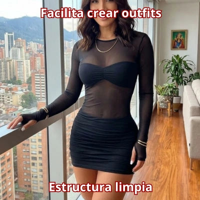 Vestido Nocturno Libertad Aura