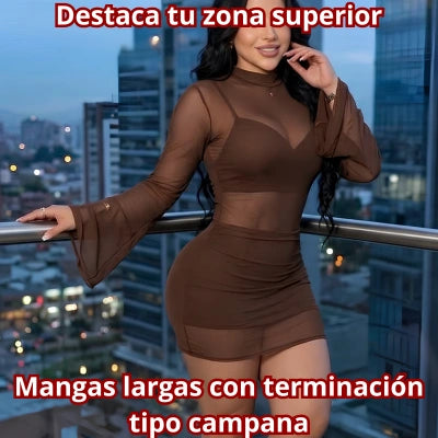 Vestido Encanto Translúcido